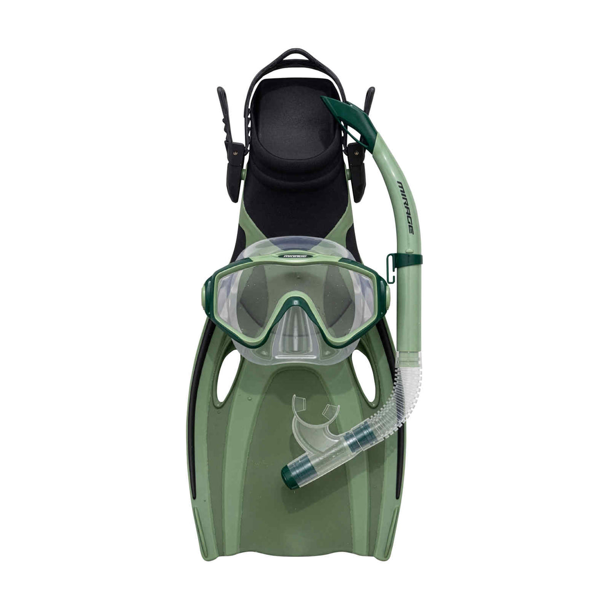 Mirage FSet36 Oasis Adult Mask, Snorkel & Fins Set
