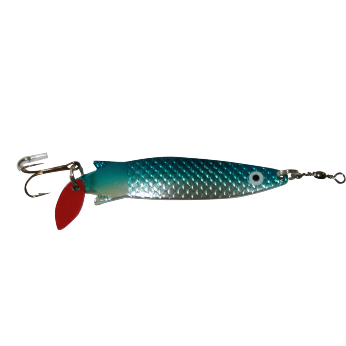 Fishfighter Toby - 10gm Mounted - Silver/Blue