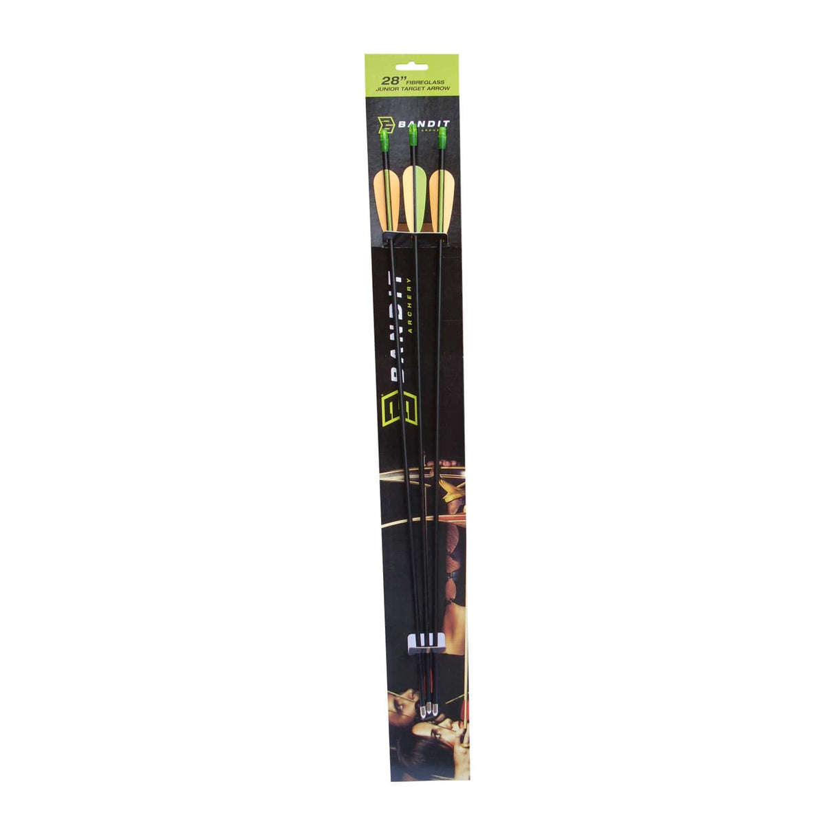 Bandit 28" Fibreglass Arrows - 3 Pack