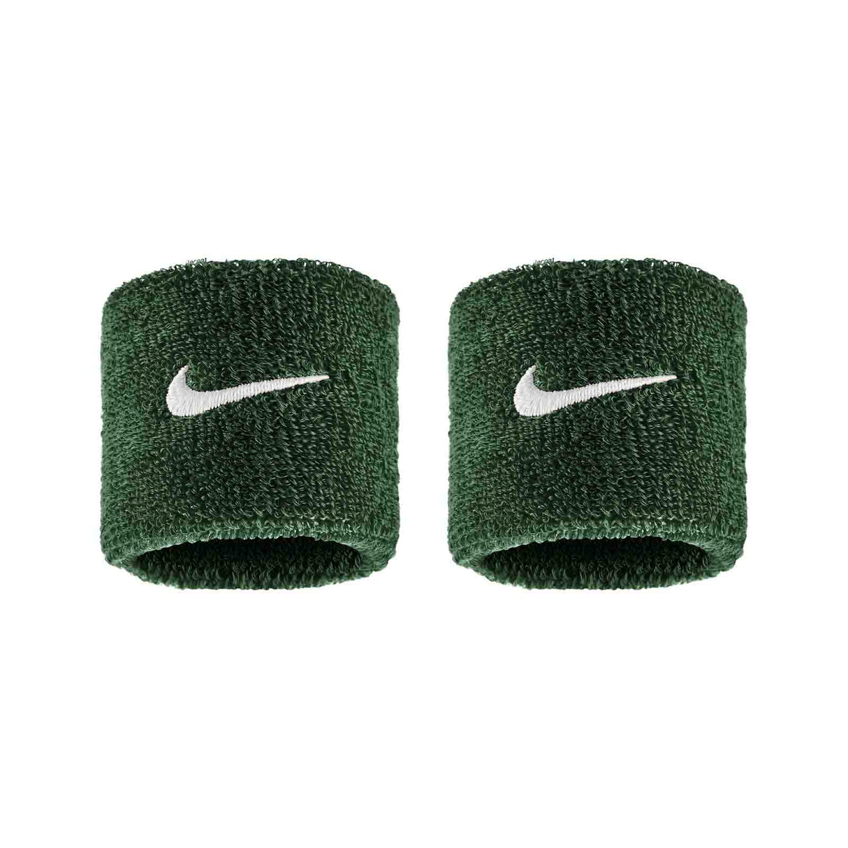 Nike Swoosh Wristbands - Gorge Green/White