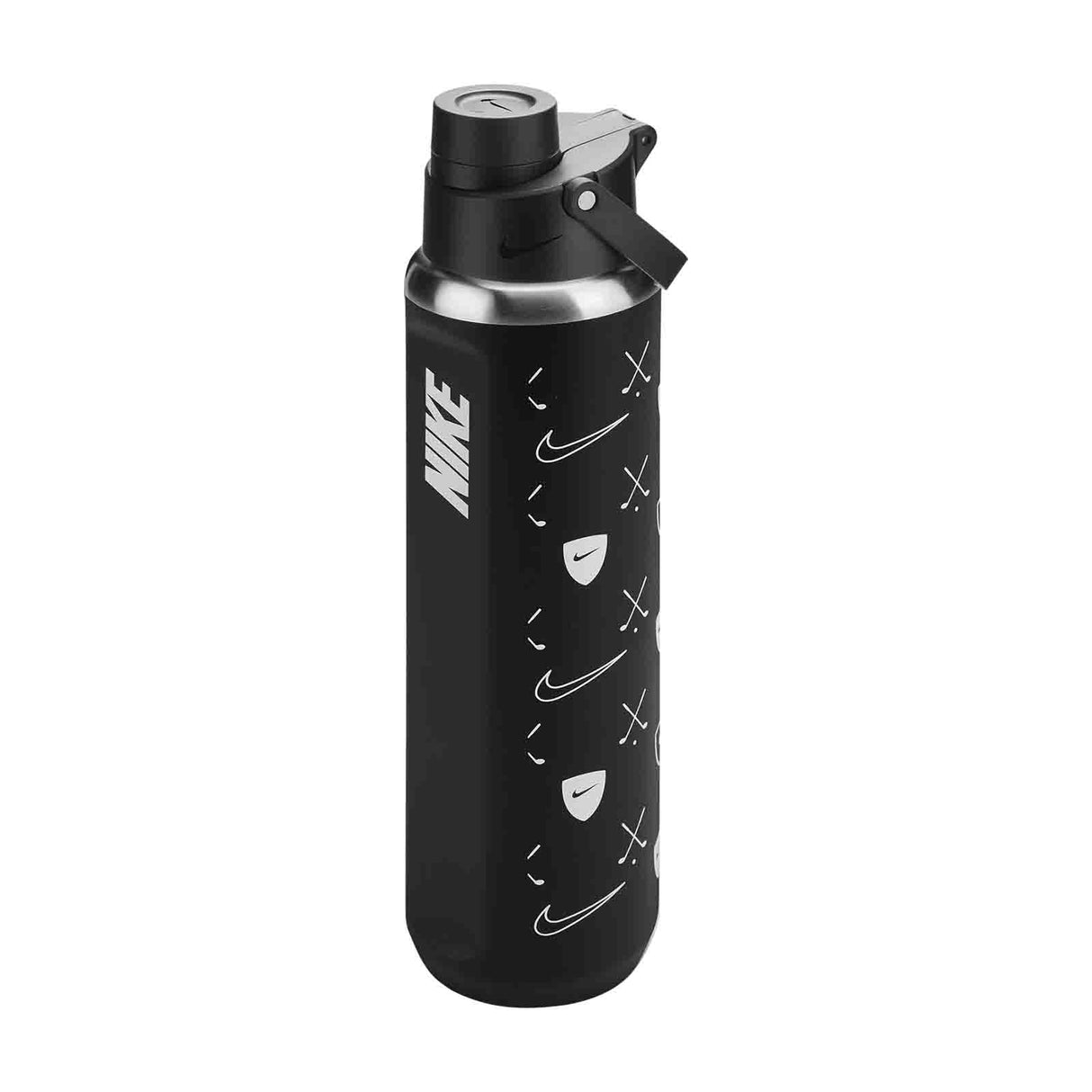Nike Stainless Steel Chug Bottle - 24oz - Graphic - Black/White