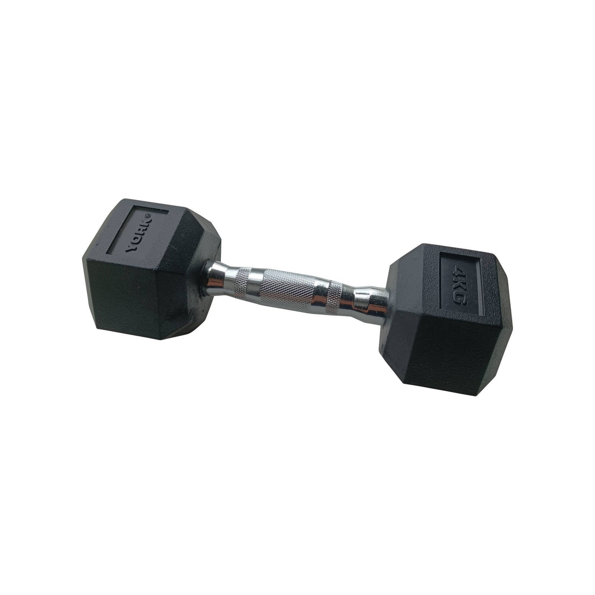 York 4kg Hex Dumbbell