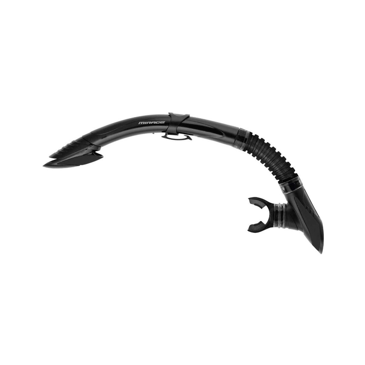 Mirage S04 Diamond Adult Snorkel - Black