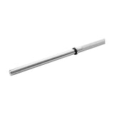 York 6'6"  Solid Knurled Chrome F.I.C. Bar