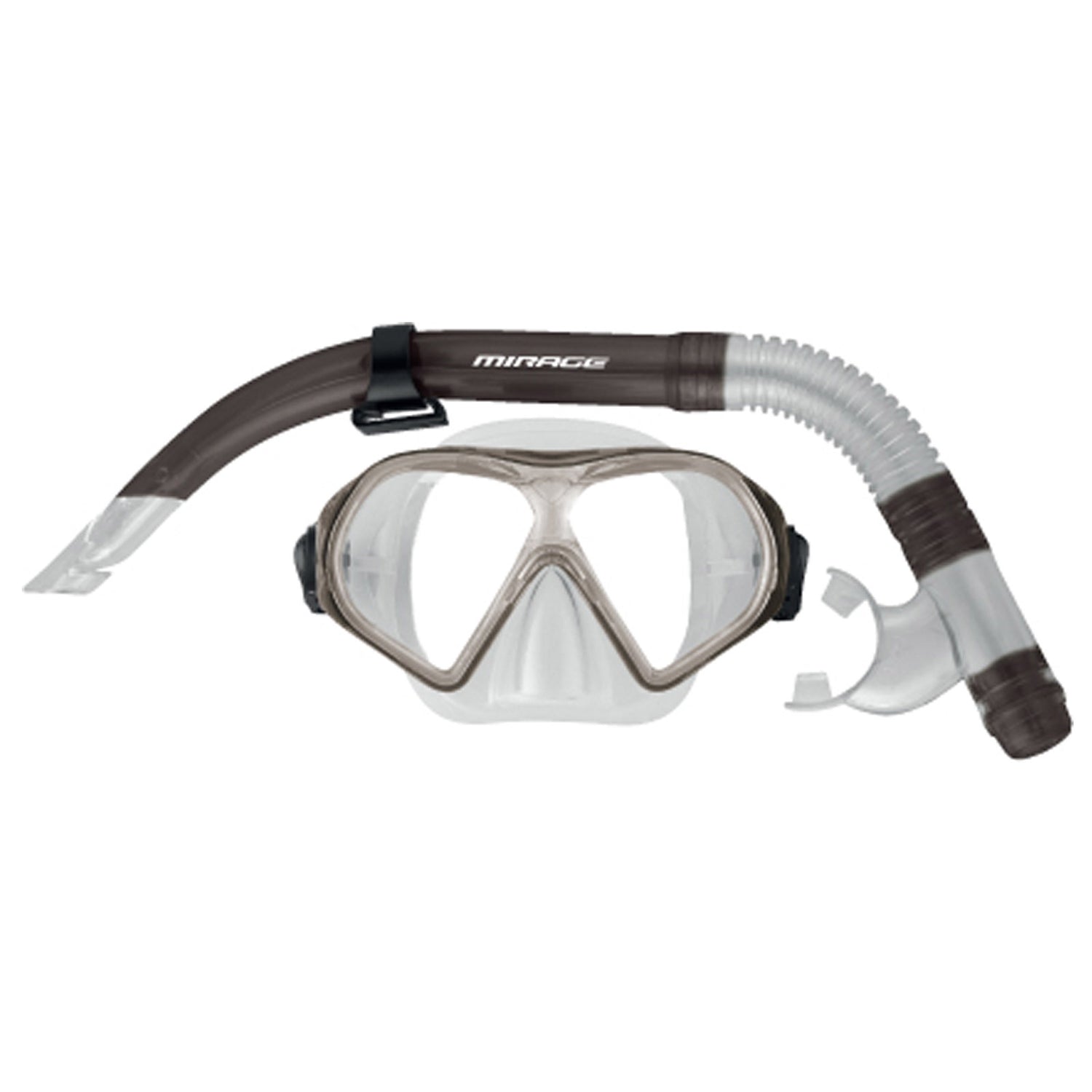 Mirage Set19 Freedom Adult Mask & Snorkel Set - Smoke