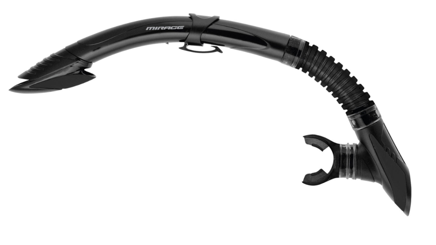 Mirage S04 Diamond Adult Snorkel - Black