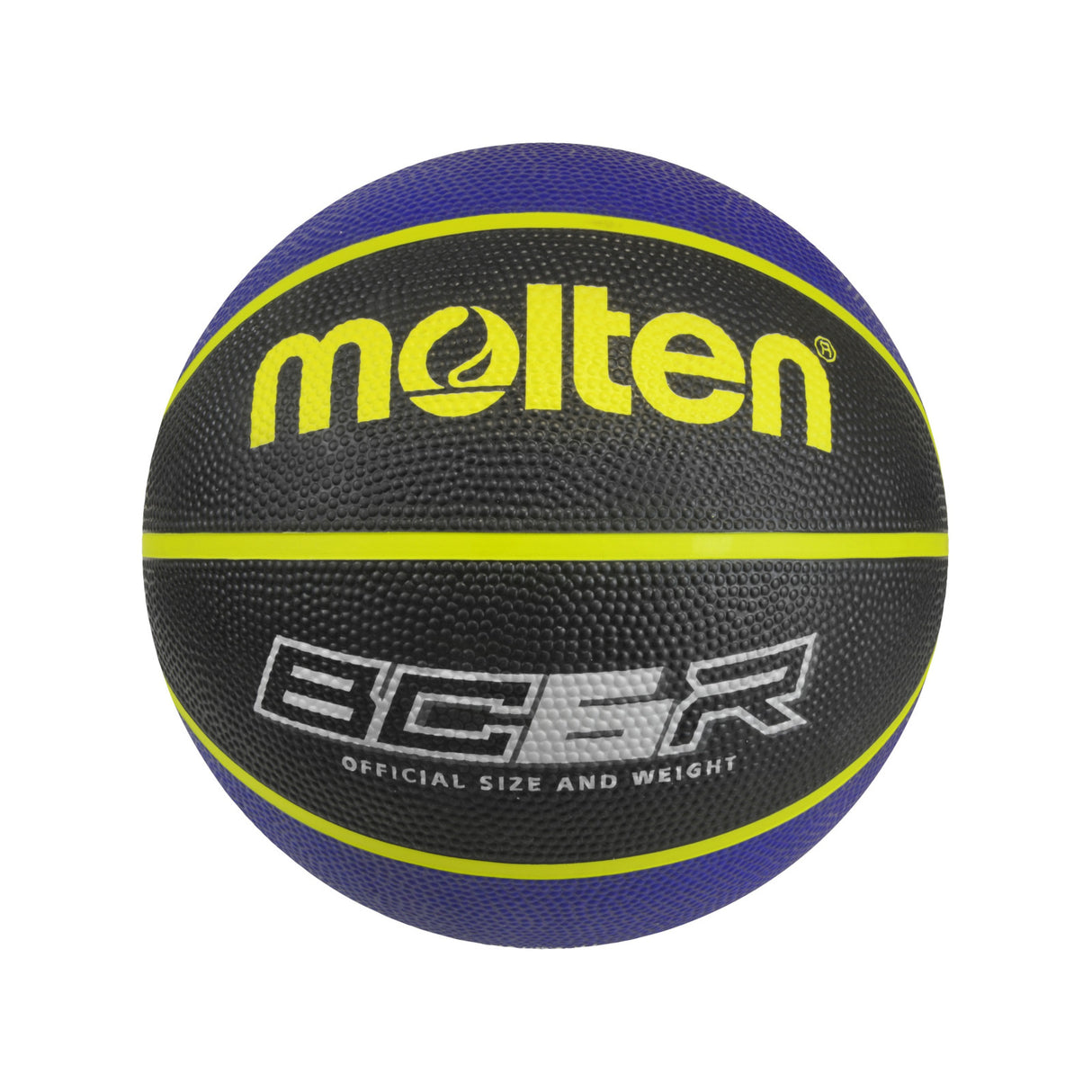 Molten BCR Rubber Basketball Blue/Black Sz6
