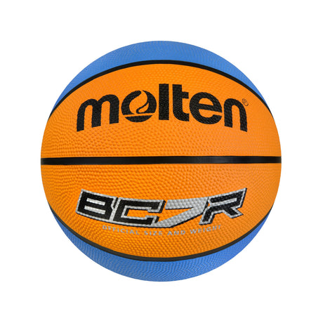 Molten BCR Rubber Basketball Orange/Cyan Sz7