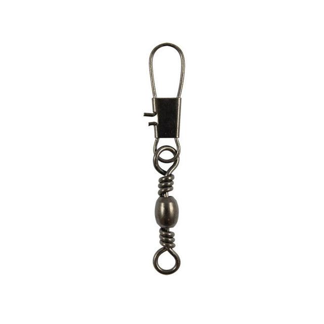 Mustad MA023-BN Barrel Swivel With Interlock Snap 1/0