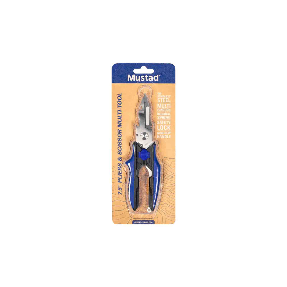 Mustad Plier & Scissor 7.5" Multi Tool