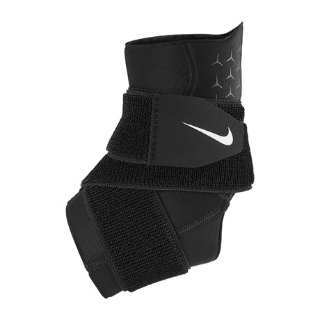 Nike Pro Ankle Sleeve With Straps - Black/White - Medium
