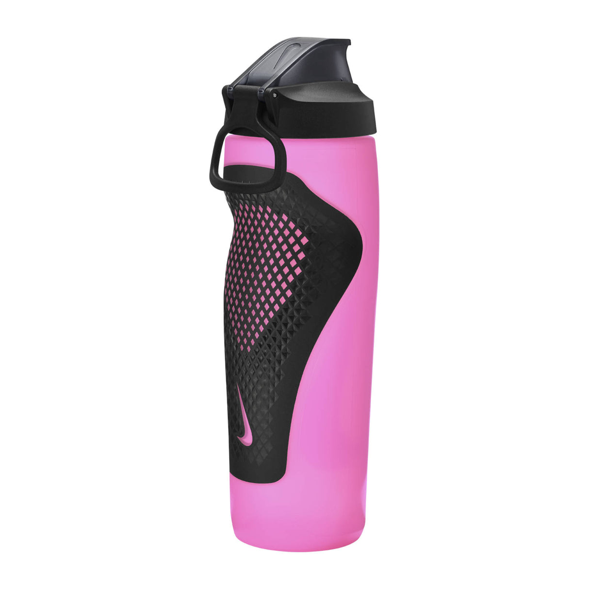 Nike Refuel Bottle Locking Lid  24oz Pk Spell/Bk/Sil Iri