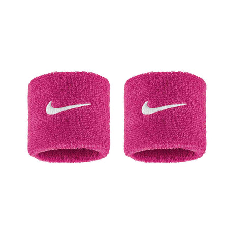 Nike Swoosh Wristbands  Vivid Pink/Wh