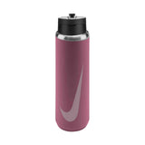 Nike Stainless Steel Recharge Straw Water Bottle - 24oz -   Peony/Black/Pink Foam