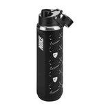 Nike Stainless Steel Chug Bottle - 24oz - Graphic -  Black/White