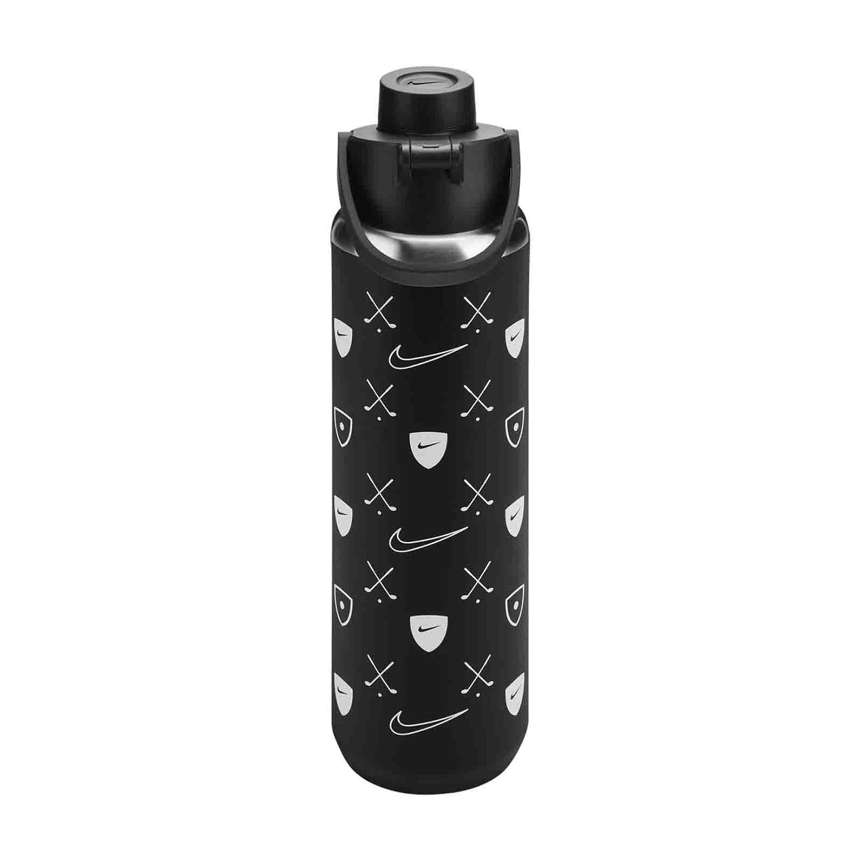 Nike Stainless Steel Chug Bottle - 24oz - Graphic -  Black/White