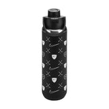 Nike Stainless Steel Chug Bottle - 24oz - Graphic -  Black/White