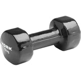 York Vinyl Dipped Dumbbell - 5kg - Black