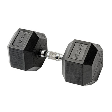 York  27.5kg Hex Dumbbell