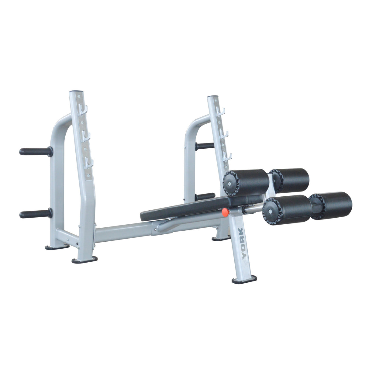 York Olympic Decline Bench with Gun Racks