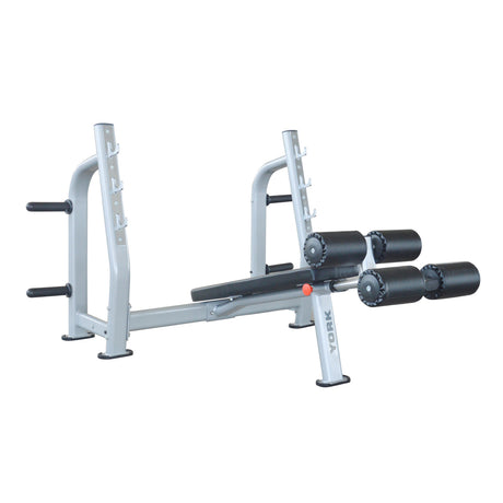 York Olympic Decline Bench with Gun Racks