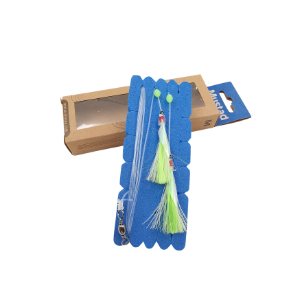 Mustad NZR01 Penetrator Flash Rig - Lumo/Green