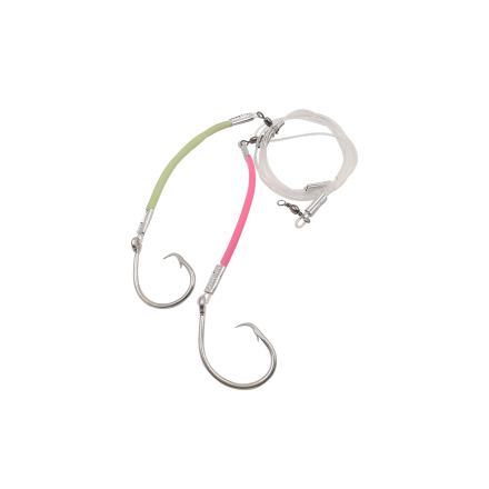 Mustad NZR08 Hapuka Rig - Green/Pink